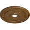 Ekena Millwork Wreath Ceiling Medallion (Canopies up to 6"), 21 1/8"OD x 3 5/8"ID x 7/8"P, Smokey Topaz Crackle CM21WRSTC - alternate 2